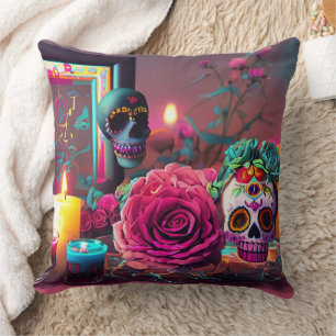 Dia de los Muertos Home Accent Cushion