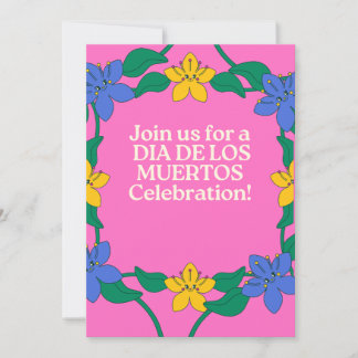 DIA DE LOS MUERTOS Invitacion Invitation