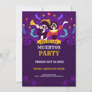 Día De Los Muertos Invitation