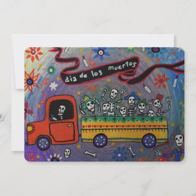 DIA DE LOS MUERTOS INVITATION (Front)