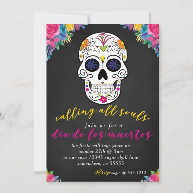 DIA DE LOS MUERTOS INVITE (Front)