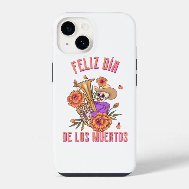 Dia De Los Muertos  iPhone Case (Back)
