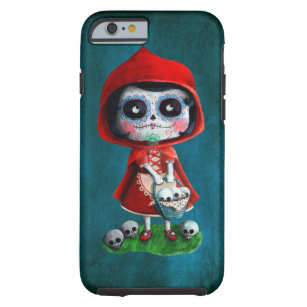 Dia de los Muertos Little Red Riding Hood Tough iPhone 6 Case