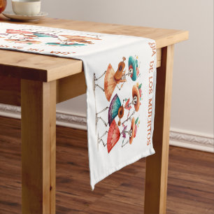 Dia de los Muertos mariacheras customisable  Short Table Runner