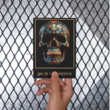 Dia de los Muertos painted skull customisable