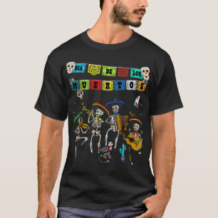 Dia De Los Muertos Papel Picado - Calavera de alfe T-Shirt