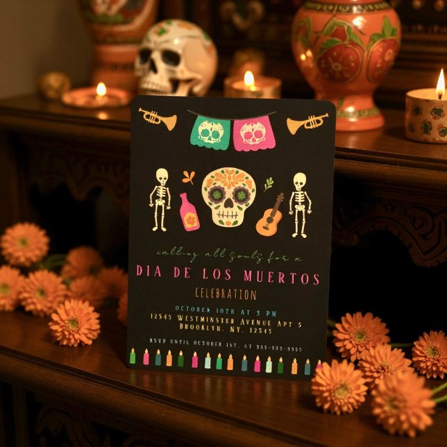 Día de los Muertos Party Invitation (Creator Uploaded)
