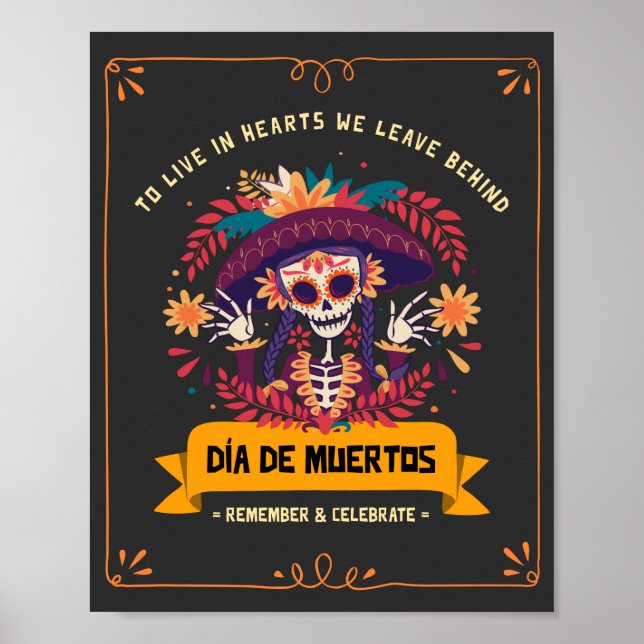 Dia De Los Muertos  Poster (Front)
