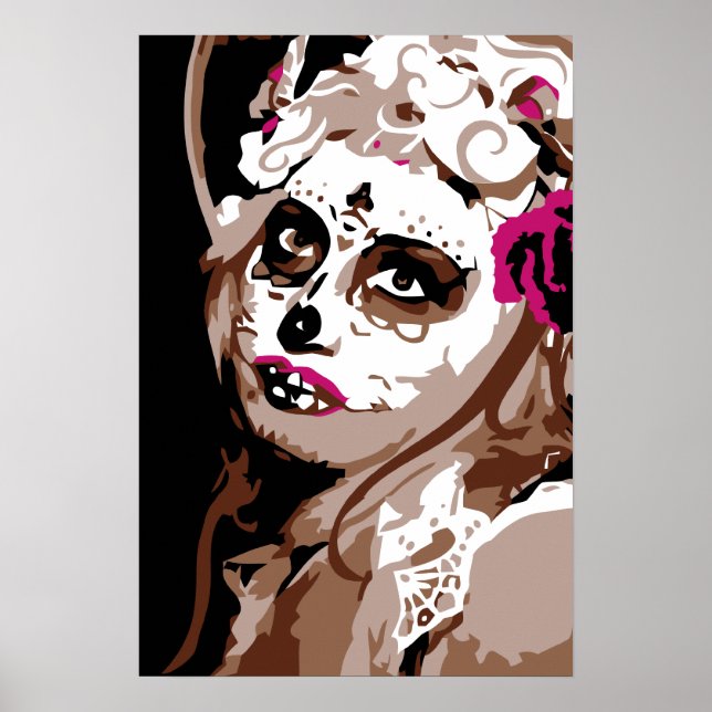 dia de los muertos poster (Front)