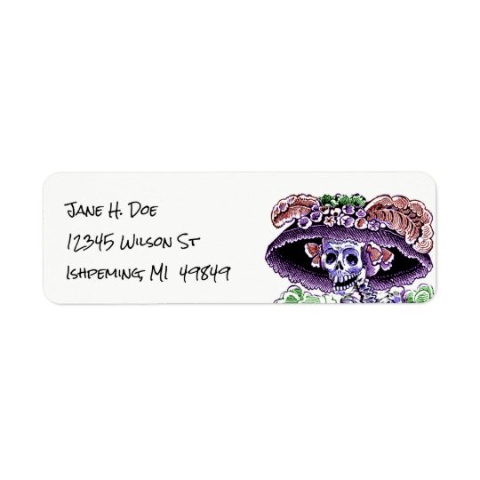 Dia de Los Muertos Return Address Labels