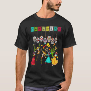 Día De Los Muertos Skeleton Mexican Day Of The Dea T-Shirt