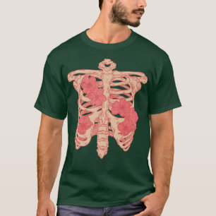 Dia De Los Muertos Skeleton Ribcage Halloween T-Shirt
