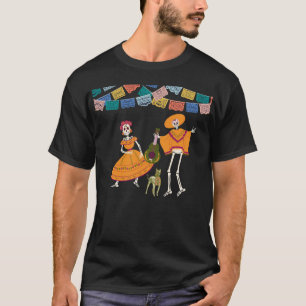 Dia De Los Muertos Skeletons  T-Shirt
