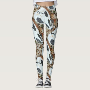 dia de los muertos skull leggings