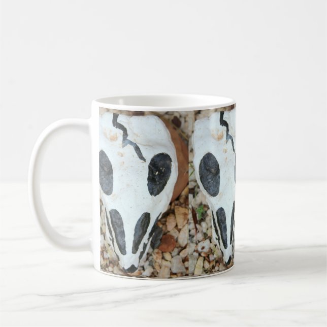 dia de los muertos skull mug (Left)