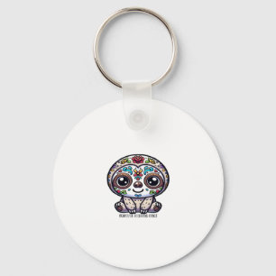 Dia De Los Muertos Sloth Active T-Shirt Key Ring