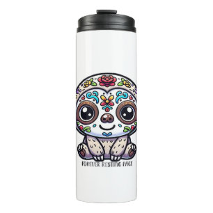Dia De Los Muertos Sloth Active T-Shirt Thermal Tumbler
