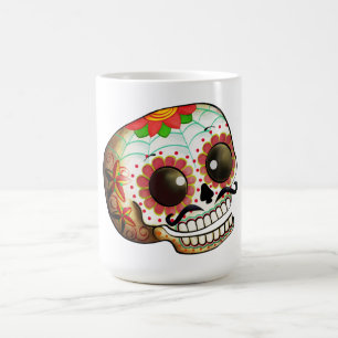 Dia de Los Muertos Sugar Skull Art Coffee Mug