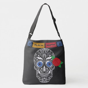 Dia De Los Muertos Sugar Skull Crossbody Bag