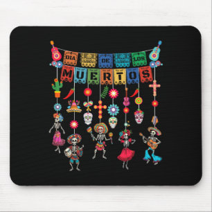 Dia De Los Muertos Sugar Skull Dancing Day The Mouse Mat