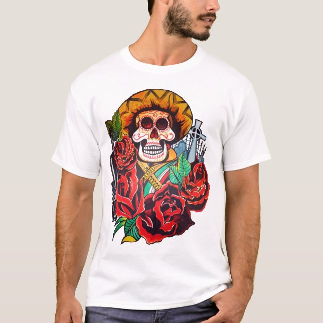 dia de los muertos T-Shirt (Front)