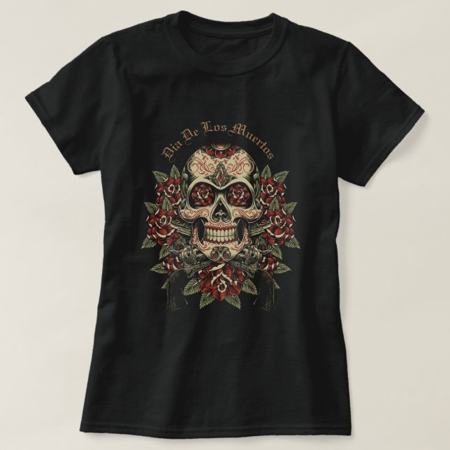 Dia De Los Muertos T-Shirt (Design Front)