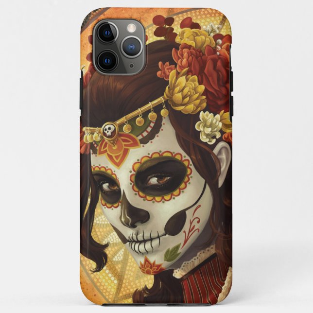 Dia De Los Muertos Throw Pillow Case-Mate iPhone Case (Back)