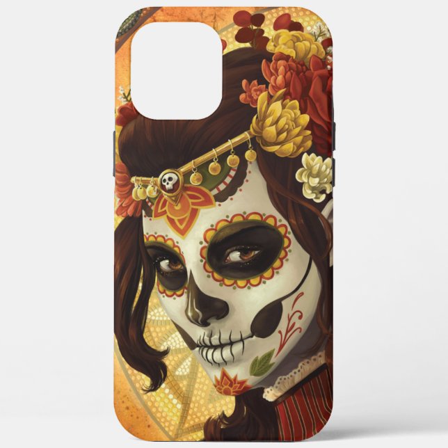 Dia De Los Muertos Throw Pillow Case-Mate iPhone Case (Back)
