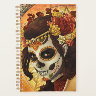 Dia De Los Muertos Throw Pillow Planner