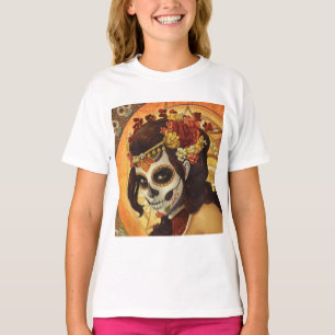 Dia De Los Muertos Throw Pillow T-Shirt