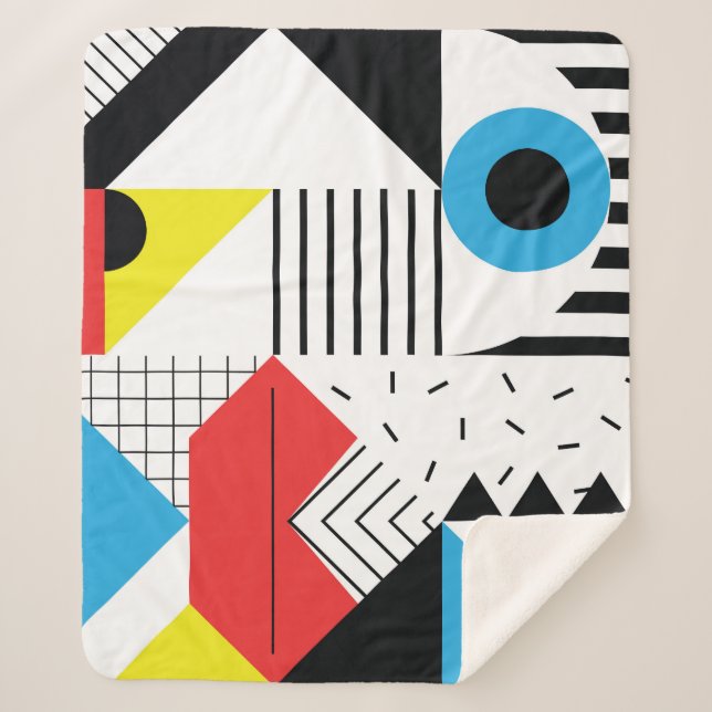 Dia de Los Muertos: Traditional Sherpa Blanket (Front)