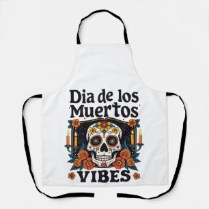 Día De Los Muertos Vibes Oaxaca Day of the Dead Apron