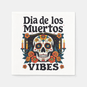 Día De Los Muertos Vibes Oaxaca Day of the Dead Napkin