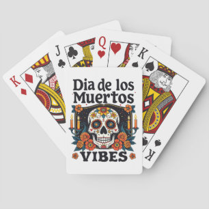 Día De Los Muertos Vibes Oaxaca Day of the Dead  Playing Cards