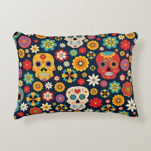 Dia de los Muertos Vintage Decorative Cushion