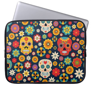 Dia de los Muertos Vintage Laptop Sleeve