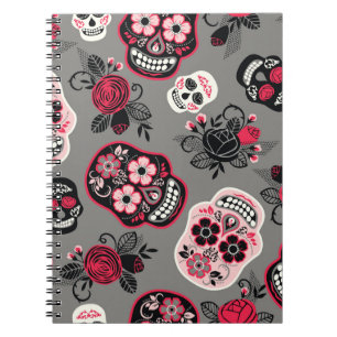 Dia de los Muertos: Vintage Pattern Notebook