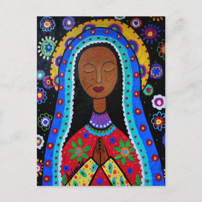 Dia de los Muertos VIRGIN GUADALUPE Postcard (Front)