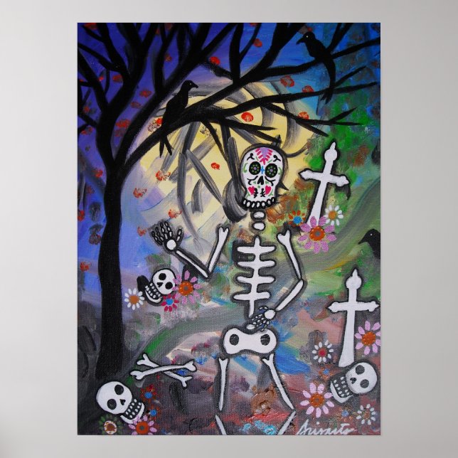 DIA DE LOS MUERTOS VISITA POSTERS (Front)