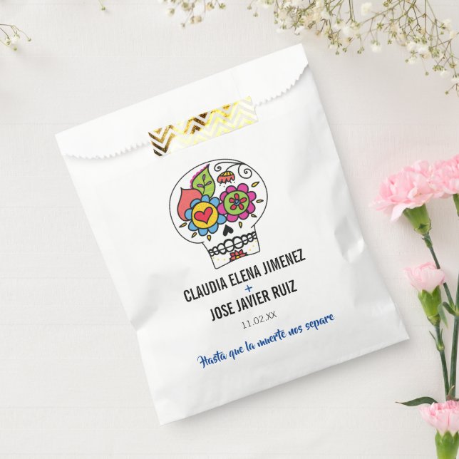 Dia de Los Muertos Wedding/Anniversary Treat Bags (Sealed)