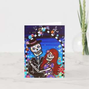 DIA DE LOS MUERTOS WEDDING CARD