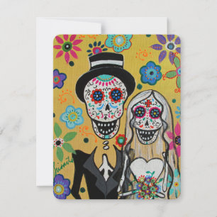 DIA DE LOS MUERTOS WEDDING INVITATION