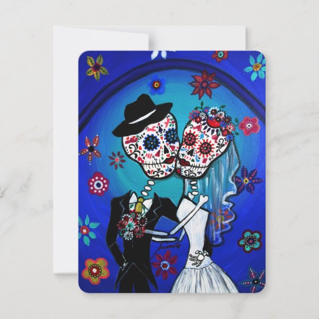 DIA DE LOS MUERTOS WEDDING INVITATION (Front)