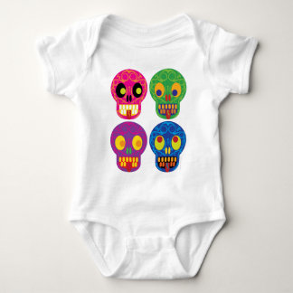 Dia de los todos los muertos baby bodysuit