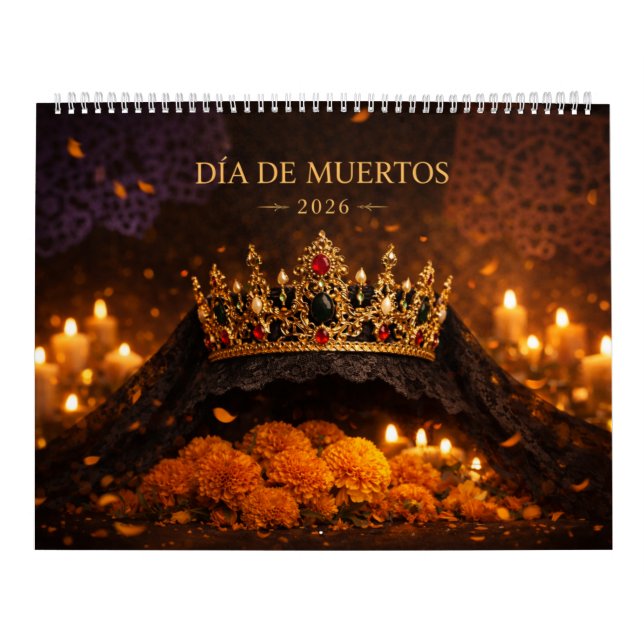 Día de Muertos Calendar 2026 (Cover)