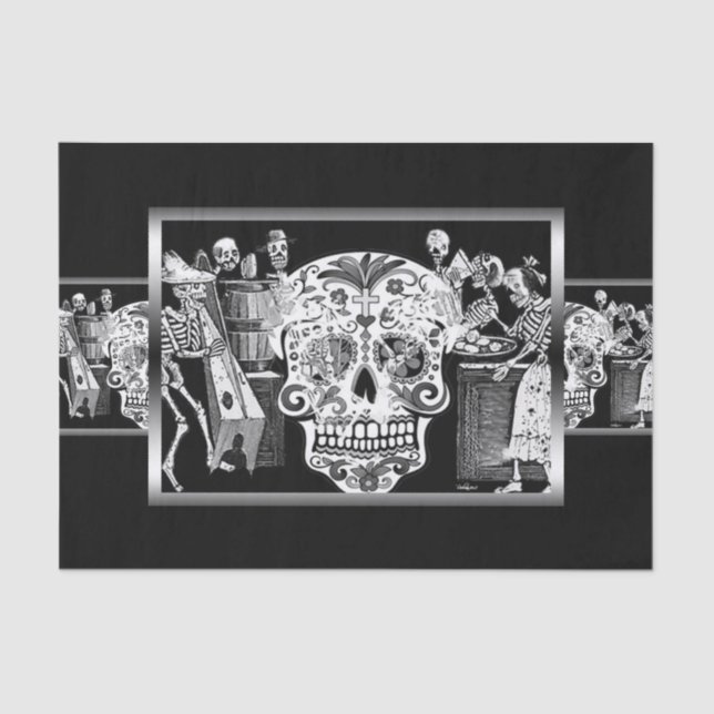 Día de Muertos/Day of the Dead Tissue Paper (Front)
