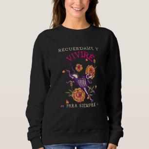 Dia De Muertos Dog Dia De Los Muertos Distressed P Sweatshirt