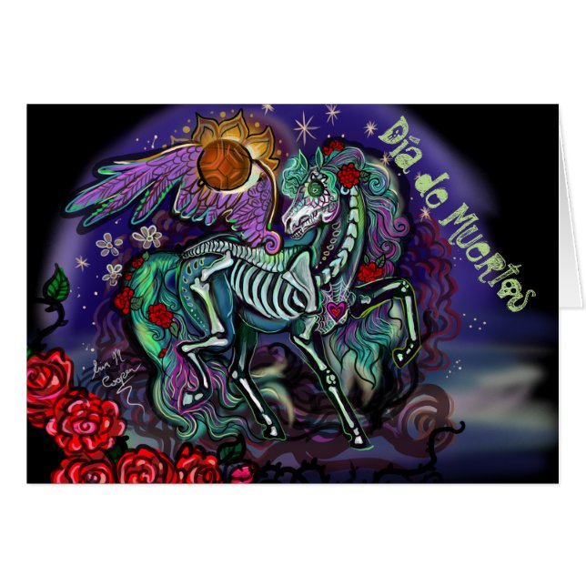 Día de Muertos Horse (Front Horizontal)