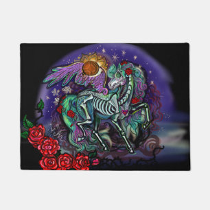 Día de Muertos Horse Doormat