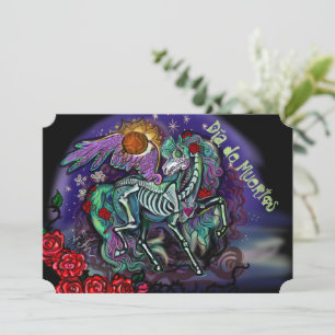 Día de Muertos Horse Invitation